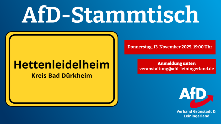 STAMMTISCH LEININGERLAND IM NOVEMBER
