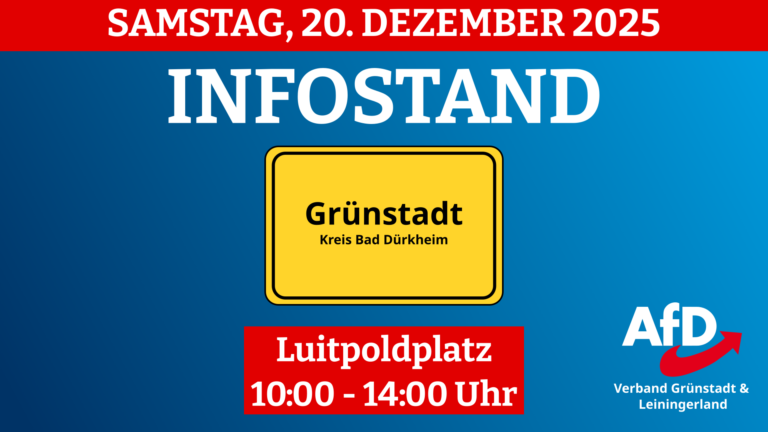 INFOSTAND GRÜNSTADT, 20.12.2025