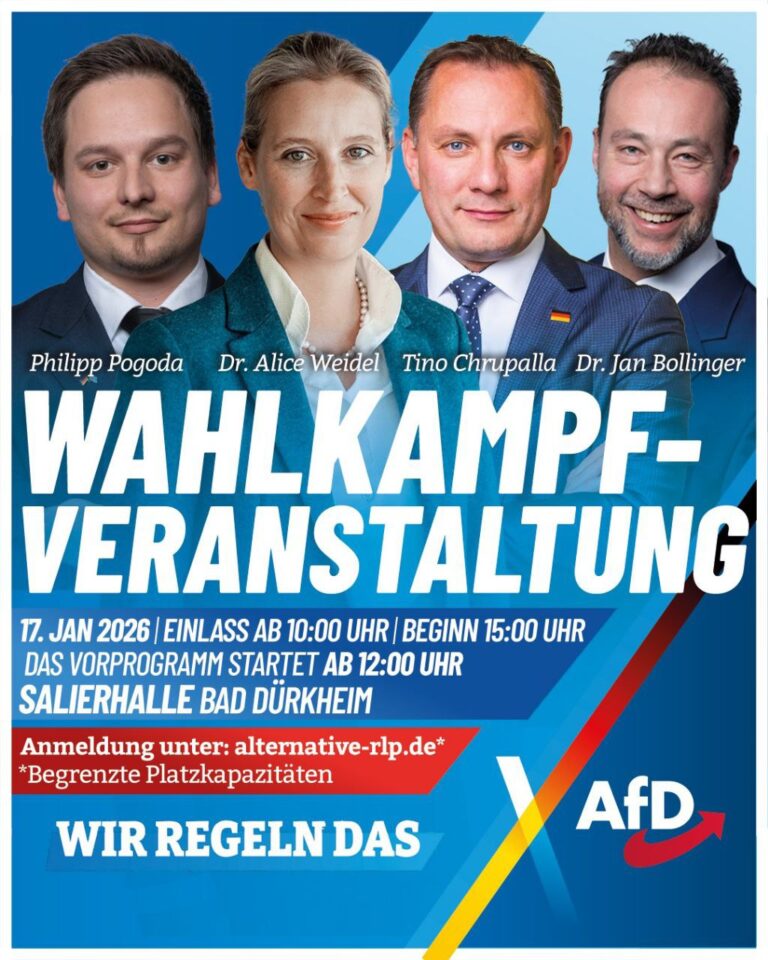 WAHLKAMPF-VERANSTALTUNG IN BAD DÜRKHEIM