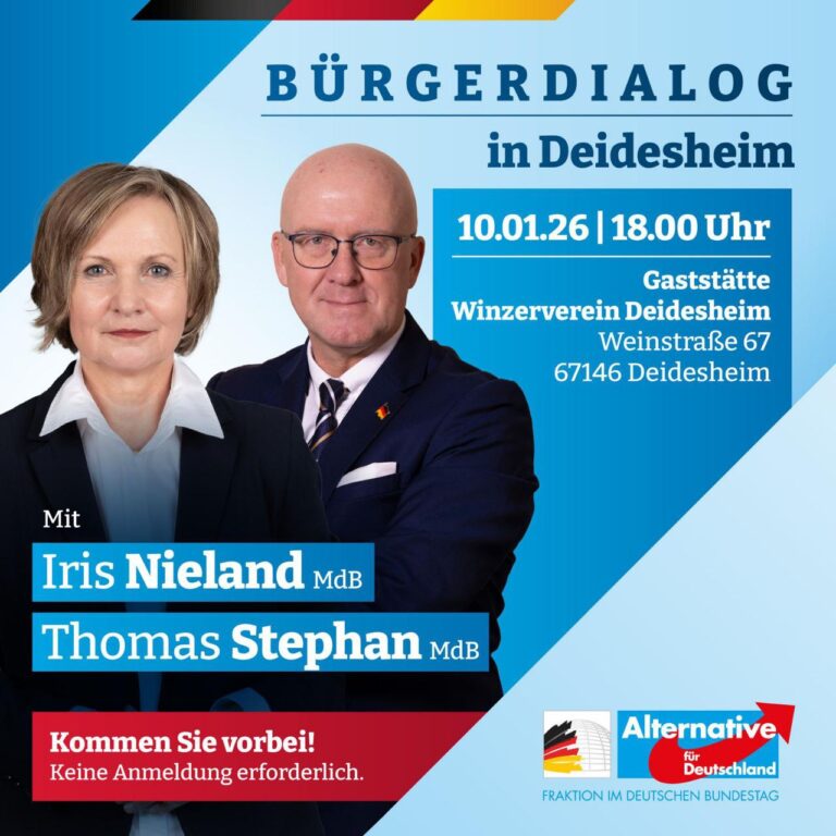 BÜRGERDIALOG IN DEIDESHEIM, 10.01.2026