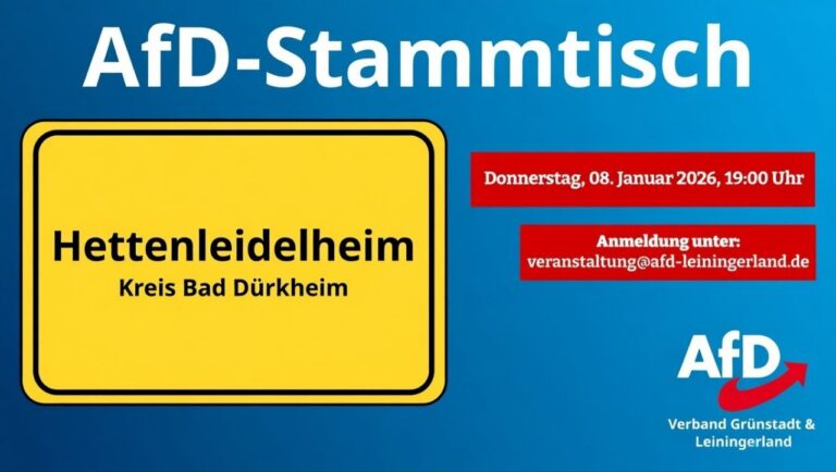 STAMMTISCH LEININGERLAND IM JANUAR