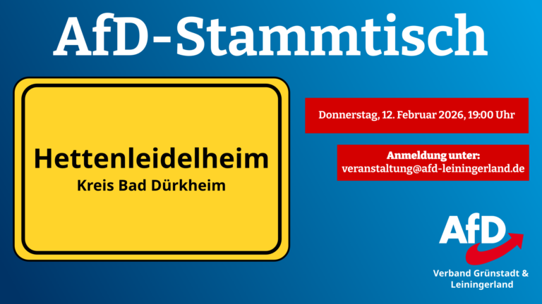 STAMMTISCH LEININGERLAND IM FEBRUAR